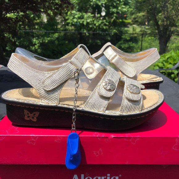 Alegria Kleo Leather Gladiator Sandals - Picture 6 of 11